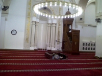 The current Qibla at Qiblatayn Mosque