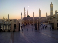 Sunrise at the holy mosque