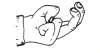 Hand Signal - Legs In
