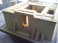 A model of the ancient Yemeni temples