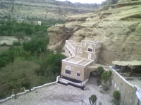 A traditional Yemeni building in Al Hagar